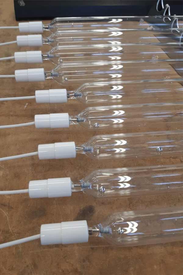 UV curing lamps being manufactured for all types of UV curing systems, ready for worldwide shipping